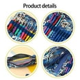 thumbnail image 3 of Misright Crochet Hook Organiser with Detacheable Zippered Pocket and Elastic Slots, 3 of 15