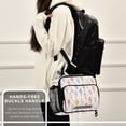 thumbnail image 6 of FORMRS Student Insulated Lunch Bag with Shoulder Strap Reusable Cooler Box for School, Colorful Ice Cream Pattern, 6 of 9