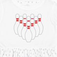 thumbnail image 4 of Inktastic Ten Pins for Bowling Girls Toddler Dress, 4 of 5