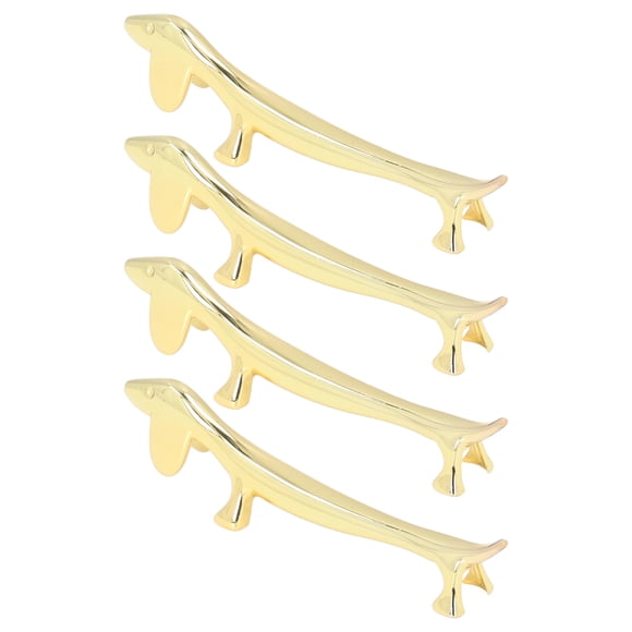 Soporte para Palillos, 4 piezas Soporte para Palillos Dorado Pulido reutilizable Fijación Cubios Soporte para Palillos Soporte para Cucaras Doradas Soporte para Palillos