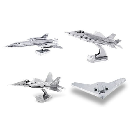 3D Plane Models: F-35 Lightning II-F-22 Raptor-RQ-170 Sentinel-SR-71