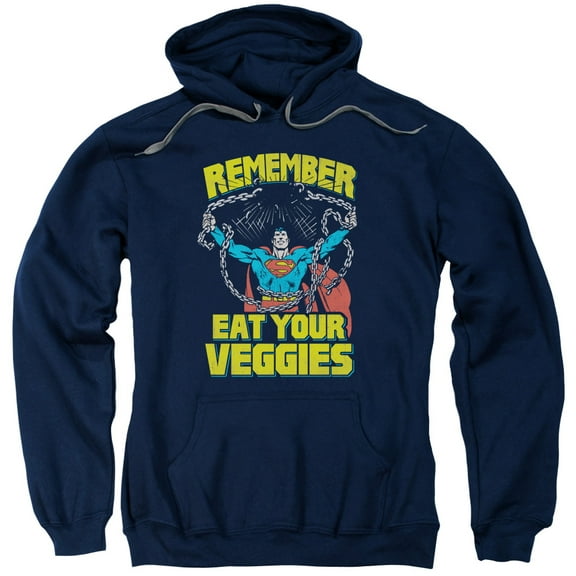 Superman - Veggie Power - Pull-Over Hoodie - Small