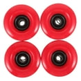 thumbnail image 1 of Minkissy Red Pu 4Pcs Roller Skate Wheels With High Elasticity For Beginners And Professionals, 1 of 8
