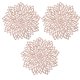 thumbnail image 1 of Decoraciones de plástico para mesa de comedor, tapetes para platos de boda, fiestas navideñas, 1 of 5