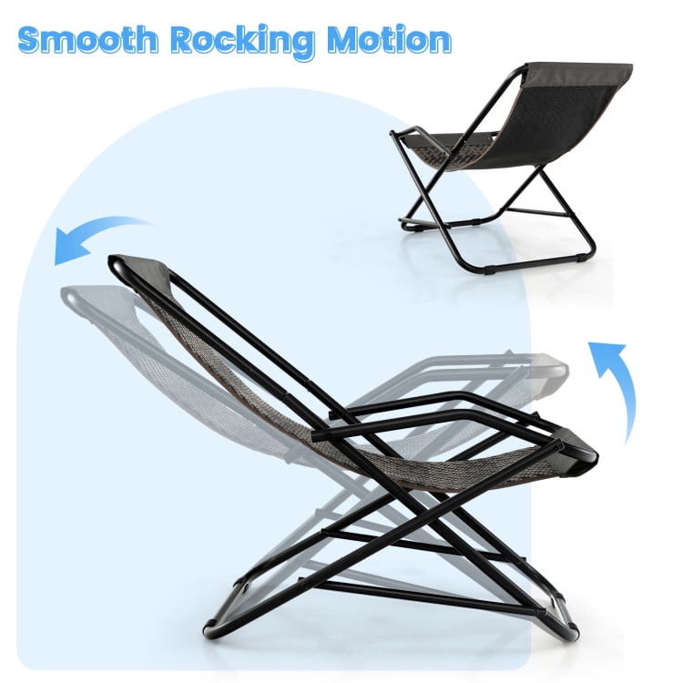 Aimee Lii Outdoor Folding Lounge Recliner, Lounge Chair Outdoor, Sturdy, Movable, B-Gray Aimee Lii Outdoor Folding Lounge Recliner, Lounge Chair Outdoor, Sturdy, Movable, B-Gray