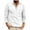 White, variant on Men's Long Sleeve Lapel Golf Shirts Stylish Color Block Button Up Athletic Pullover Business Casual T-Shirt