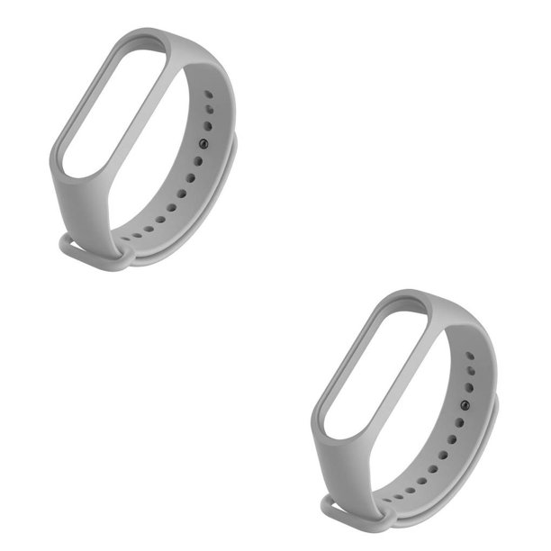 Correas de Reemplazo Sidaley para MiBand2 TPU Color Sólido Gris 2piezas