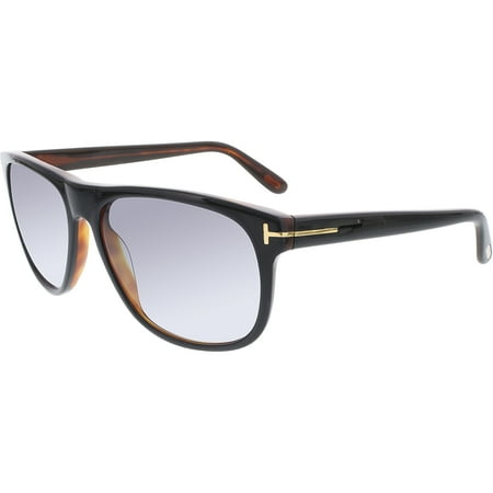 Tom Ford Men's Gradient Olivier FT0236-05B-58 Black Round Sunglasses