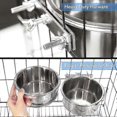 thumbnail image 3 of 2026 2pcs No Spill Cage For Crate Pet Supplies Hanging Drinking Safe Dog Water Bowl, 3 of 4