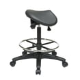 thumbnail image 4 of Pneumatic Drafting Black Backless Vinyl Saddle Seat stool, 4 of 4
