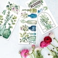 thumbnail image 5 of 3Sheets Plants Rub on Transfers for Furniture and Crafts Green Glass Bottles Rub on Transfer Stickers Home Decor Transfer Paper for Wood Furniture Cabinet Wardrobe Table Decor Sticker, 5 of 9