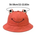 thumbnail image 5 of Cute Cartoon Frog Bucket Hat for Women & Men, Breathable Polyester Sun Hat with Wide Brim for Spring/Summer Outdoor Travel, 5 of 10