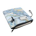 thumbnail image 3 of HELLHERO Marble Grain Vintage Paperback Book Cover with Pocket Waterproof Polyester Fabric for Teachers Bible or Book Storage & Portability Book Protection 8.66 x 11.42, 3 of 8