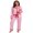 Red, variant on LMLYSoH Women Christmas Pajamas Set, Striped Long Sleeve Tops and Tie Waist Pants