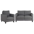 thumbnail image 1 of Ensemble canapé et fauteuil Georgia Loveseat en tissu - 2 pièces, 1 of 9