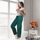 thumbnail image 5 of Balery Dark teal green Pantalones de pijama para mujer, pijamas ultraligeros, pantalones de estar por casa-3X-Large, 5 of 6