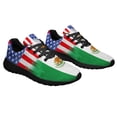 thumbnail image 6 of Mexican American flag Shoes Sneakers for Women Men Black Size 10.5, 6 of 7