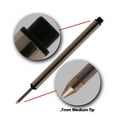 thumbnail image 3 of Jaymo Replacement for Montblanc 113778 - Measures 3.84 in / 97 mm Long - Capless Rollerball Pen Refill - 12 Blue, 3 of 4