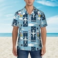 thumbnail image 4 of Haiem Airplanes and Aviation Signs Printed Hawaiian Shirt for Men - Men’s Casual Beach Summer Shirts - Stretch Fabric with Modern Fit-3X-Large, 4 of 9