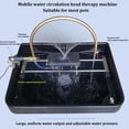 thumbnail image 2 of Generic Hair Salon Flushing Bed, Mobile Water Circulation Head Therapy Device, Head Spa Equipment Frame, Shower Shampoo Bed Accessories, Hair Treatment Fumigation for Salon, Large, AS4556, 2 of 5