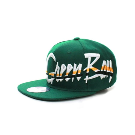 American Cities Green Bay City Pro Team Blind Side Flat Bill Visor Adjustable Snapback Cap Hat
