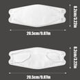 thumbnail image 2 of 10Pcs Kn95 Face Mask Disposable Protective Mask Health Protection Mask Comfortable Breathable Black 10Pcs For Daily Use(Red-20.5X8.2Cm), 2 of 3