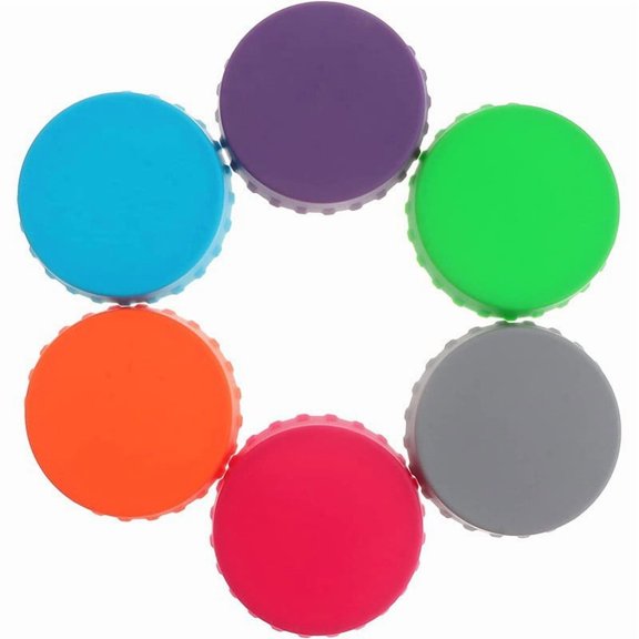 6PCS Can Soda Covers Lids Lid Silicone Beverage Cover Beer Caps Bottle Saver Protector Topper Drink Stopper Cans Tops