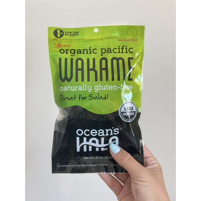 Ocean's Halo Organic Pacific Wakame Seaweed 1.76 oz Shelf-Stable