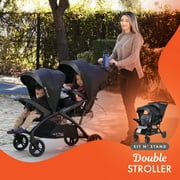 Baby Trend Sit N Stand Double Stroller with EZ-Lift Car Seat (2 Pack), Stormy