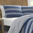 thumbnail image 2 of Nautica Saltmarsh Ensemble de Courtepointe en Coton Bleu, Très Grand Lit, Modèle : USHSA91133028, 2 of 5