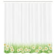 thumbnail image 2 of Ambesonne Floral Shower Curtain, Daisies in the Grass, 69"Wx84"L, Green White Yellow, 2 of 4