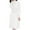 White, variant on Kmdttou Women Solid Color Semi High Neck New Mid To Long Slim Sleeve With Knitted Long Sleeved Dress Inside The Head,Fashionable Casual Dresses for Women 2025
