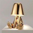 thumbnail image 1 of Touch bordslampa guld Thinker lampa bordslampa sladdlös laddningsbar bärbar dekorativ sänglampa med USB-laddning iggb guld 1-Xin gold 1 gold 1, 1 of 5