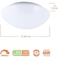 thumbnail image 3 of HALO 8 inch LED 3CCT Selectable Low Profile Round Flushmount, 3 of 7