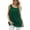 Green, variant on ZZwxWA Women's Sleeveless Tops Chiffon Tank Double Layers Summer Blouse Casual Tunic Womens Summer Vest Solid Color