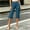 Navy, variant on BVnarty Women Side Drawstring Cuff Cargo Capris Multi Patch Pockets Straight Leg Mid Waist Relaxed Fit For Short Urban Trips And Street Casual Looks Blue XXL