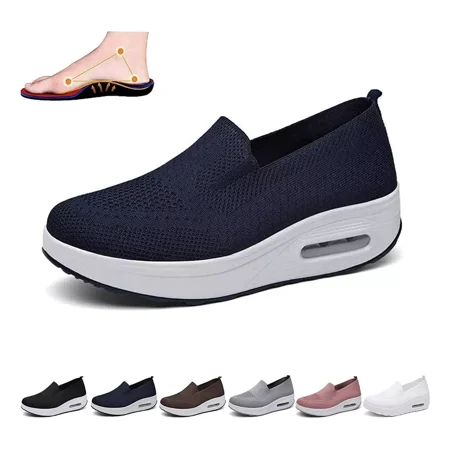 

Mesh Air Cushion Walking Shoes for Women Thick Sole Sports Casual Shoes for Women Women s orthopedic slippers shopping center sports sandals