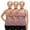 Pink, variant on Tank Tops With Built In Bras Support Fitted Summer Going‑Out Camisole Fitted Sleeveless Workout Tops Stretchy Ribbed Tank With Inner Bra Summer Resort Wear Tank Tops for Women Brown L