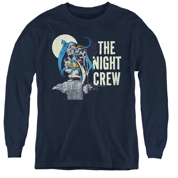 Dc - Night Crew - Youth Long Sleeve Shirt - X-Large