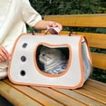 thumbnail image 6 of Leodye 1PCS Single-shoulder Portable Carrier, Foldable Travel Bag, Airline-approved Large Capacity Pet Backpack -15.75x10.24x10.24in, 6 of 6