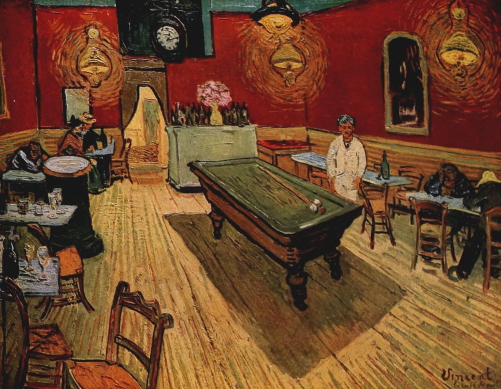 Night Cafe Canvas A