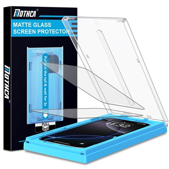 Protector de Pantalla de Cristal Mate Mothca para iPhone 15 Pro de 6.1 pulgadas