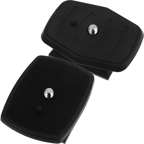 ELAYARD Black Plastic Quick Release Tripod Mount Adapter for Furniture 2Pcs