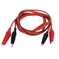 thumbnail image 1 of Unique Bargains 3.4ft 4 Alligator Clip Electrical Connector Clamp Insulated Test Lead Cable, 1 of 2
