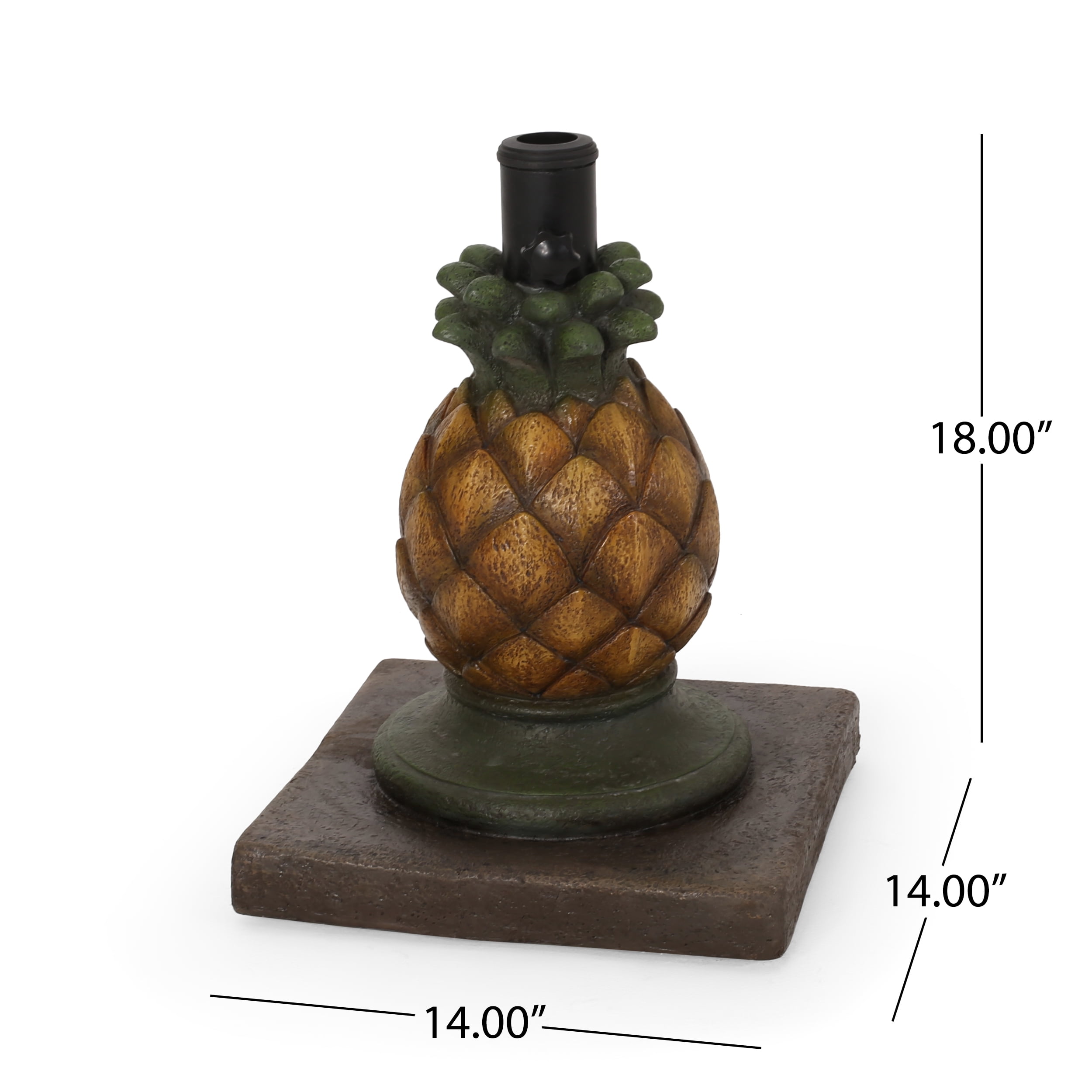 Antonio Outdoor Pineapple Umbrella Base,