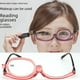 thumbnail image 1 of Gafas de lectura de maquillaje, gafas monolíticas con rotación de 120 grados, gafas unilaterales, gafas de lectura multifuncionales de moda con marco completo, 1 of 5