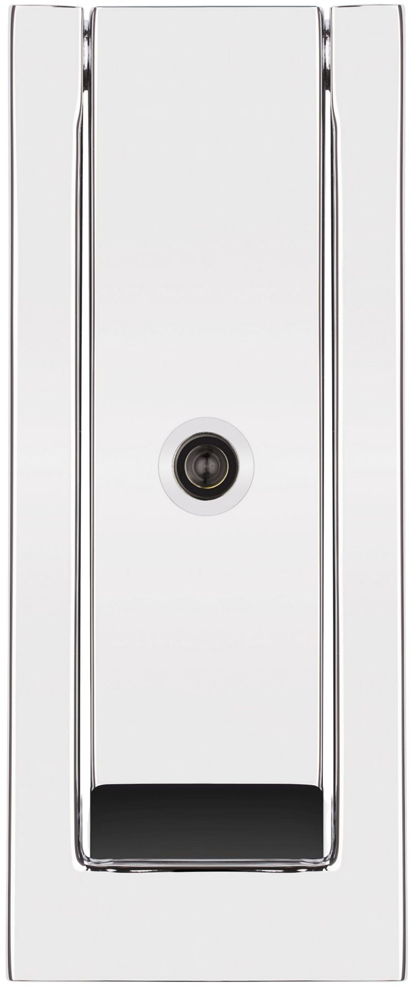 Baldwin 0185 Modern Rectangular Door Knocker Brass