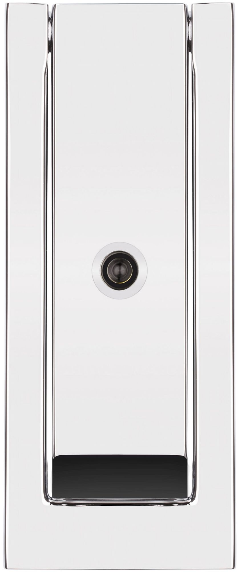 Baldwin 0185 Modern Rectangular Door Knocker Brass