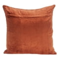 thumbnail image 2 of Parkland Collection Aleta Transitional Quilted Burnt Orange Throw Pillow, 2 of 3