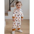 thumbnail image 4 of Miaouyo Infant Baby Boy Girl Winter Romper 0 3 6 9 12 Months Cute Animal Pattern Long Sleeve Hooded Warm Jumpsuit, 4 of 9